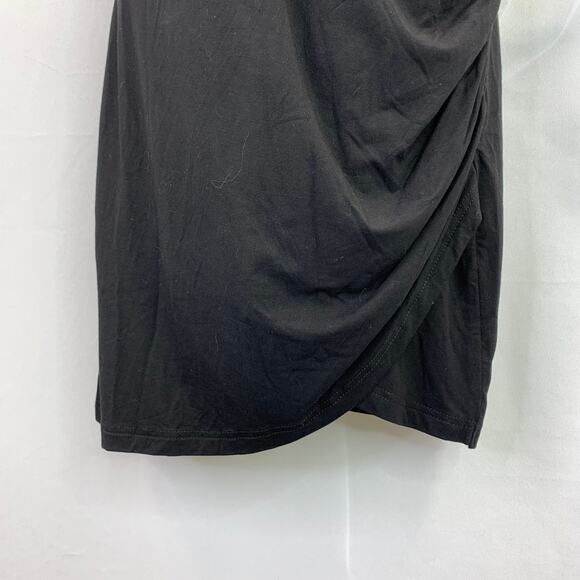 💥Black V-neck Button Detail Tank Dress Women's size Medium - Picture 7 of 8